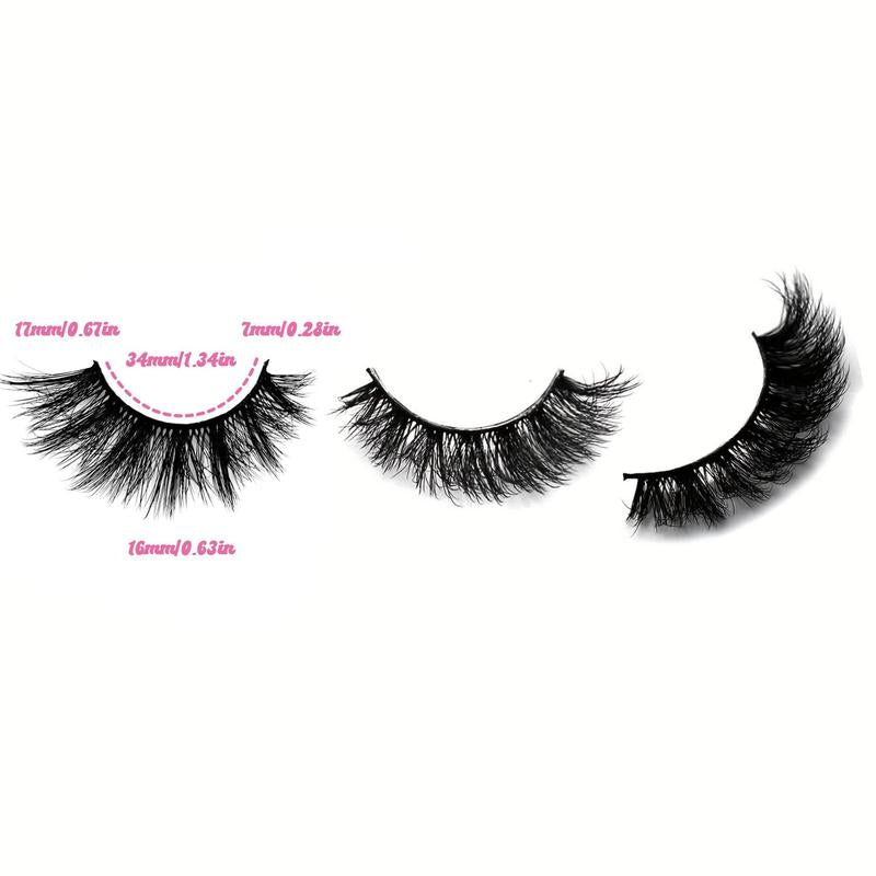 Christmas Long Fluffy Wispy Look Faux Cluster Lashes, Natural Curling Mini Makeup Strip Lash Extensions, Falsies Eyelashes, Full Volume Eyelash for Lashes Extensions, Russian Lash Artist Lashes, Eyelash Extensions Kit